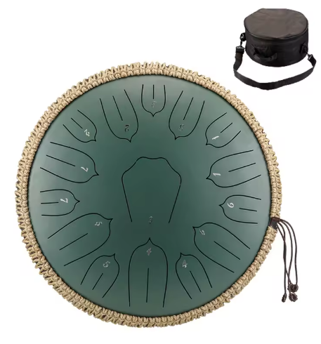 Tongue Drum 15 Notes 432 Hz – Mandala, Pack Complet