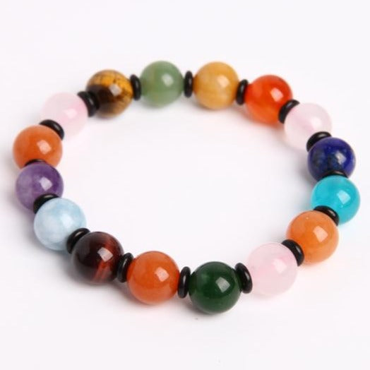 Bracelet Chakra 10mm Pierres Naturelles