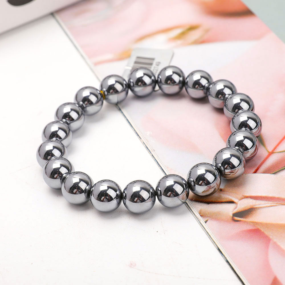 Bracelet en Térahertz – Protection Symbolique & Ancrage – Perles 10 mm