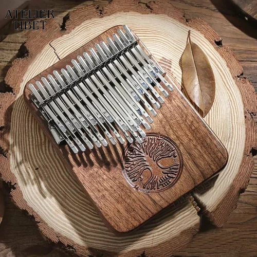 Kalimba « Reveil d’Âme » – Piano à pouces en bois, instrument mélodique & méditatif