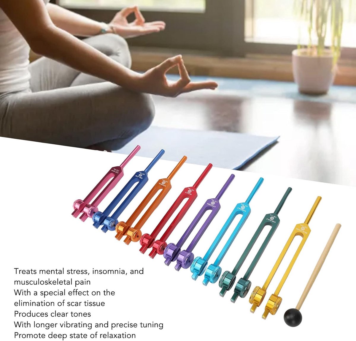 Set de Diapasons Chakra – Ensemble complet pour équilibre énergétique & bien-être