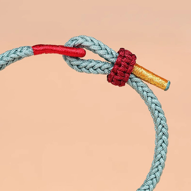 Bracelet Fil Rouge avec Nœud Wenchang (Protection & Sagesse)