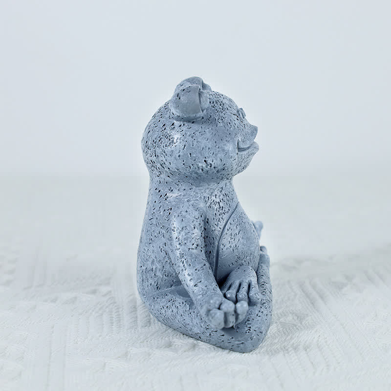 Zen Chien Chat Grenouille Méditant