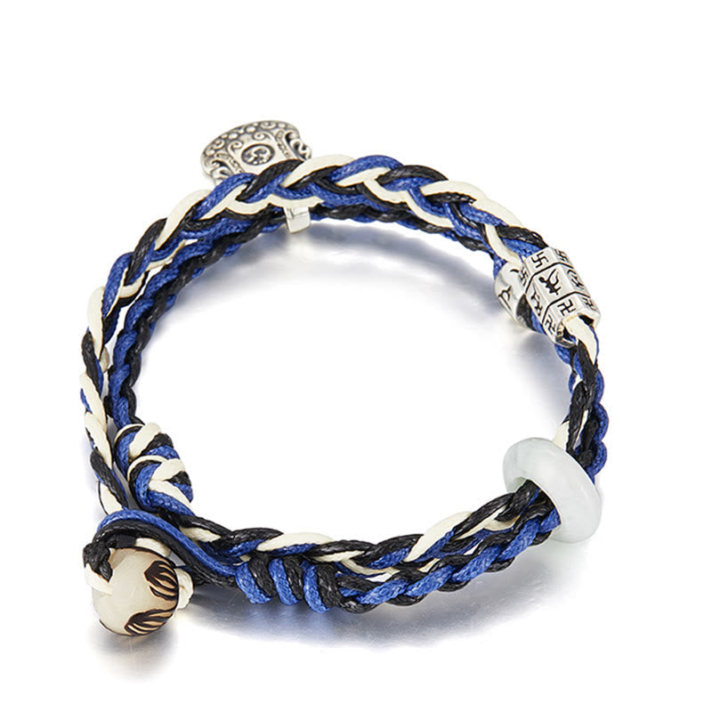Bracelet Om Mani Padme Hum Argent 925 – Protection & Clarté