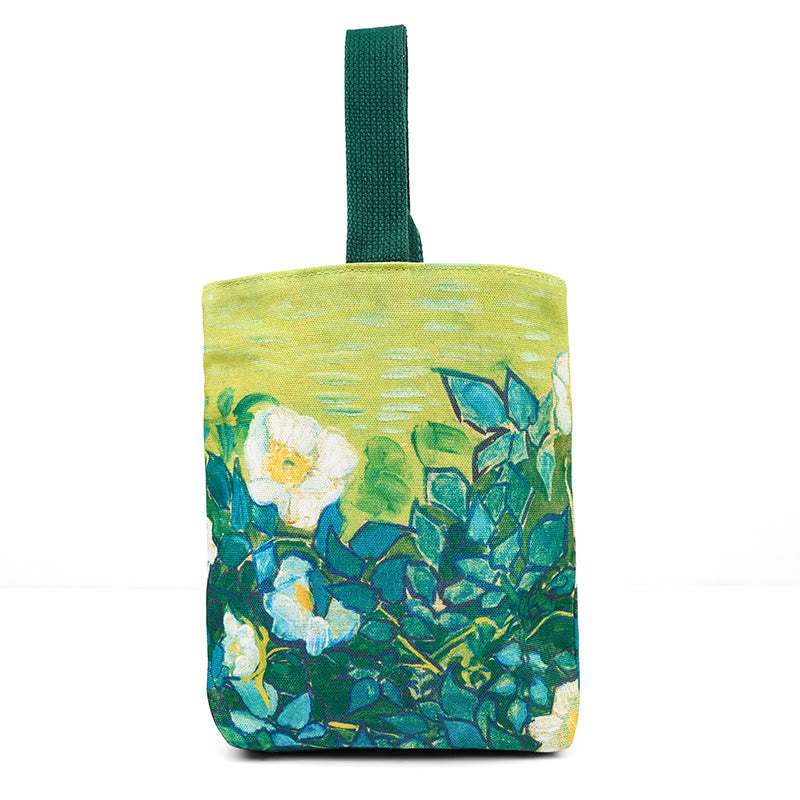 — Sac Cabas Toile « Wild Rose » — Élégance Botanique & Accessoire Intentionnel
