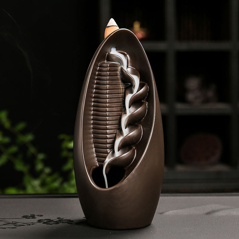 Brûleur d’Encens Main de Bouddha Céramique – Artisanat & Fumée à Reflux
