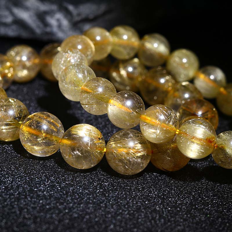 Bracelet en Citrine Naturelle 10 mm