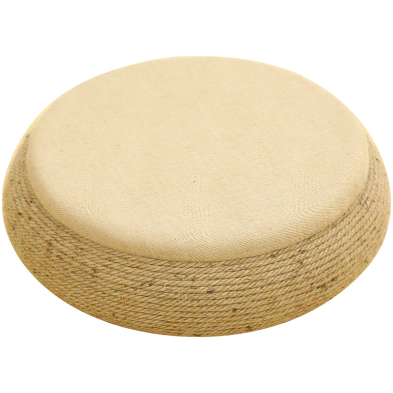 Coussin de Méditation en Tatami Naturel – Assise Zen & Équilibrée