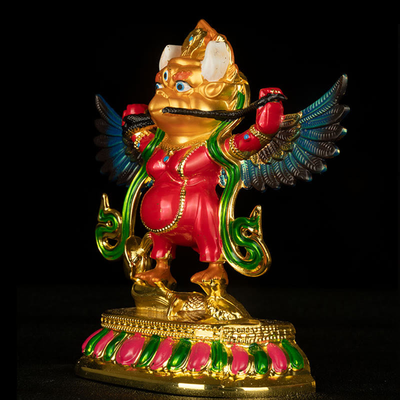 Alliage d'oiseau Garuda du Tibet pour éloigner les mauvais esprits Décoration de la maison