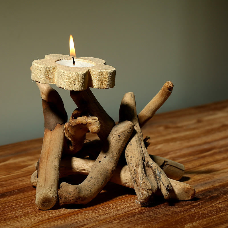Peigne de Massage Relaxant en Bois de Santal Rouge et Vert