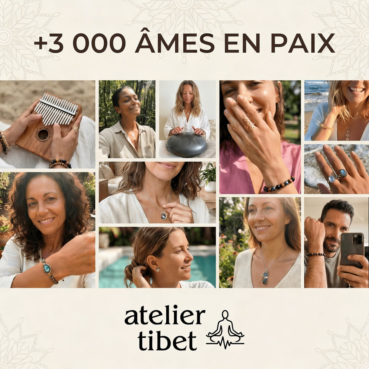 Boucles d'oreilles Aigue marine – Amour Fleuri, Argent 925