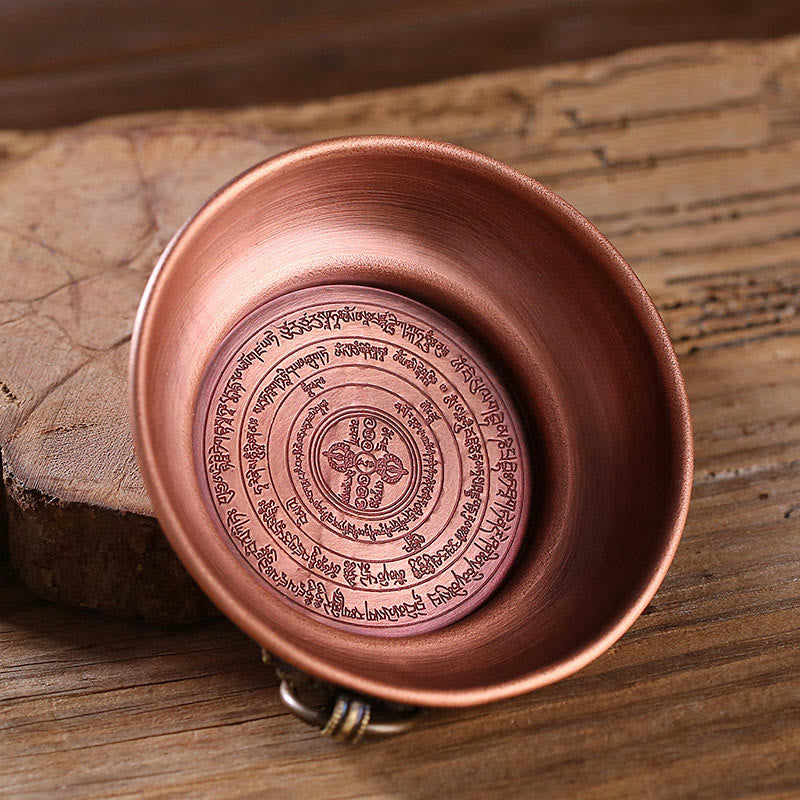 Petit Autel de Prière en Cuivre | Accessoire pour Espace Sacré et Rituels