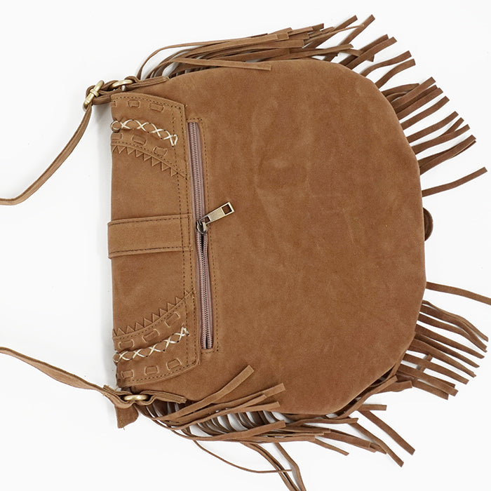 Sac à bandoulière femme à franges – Style bohème chic