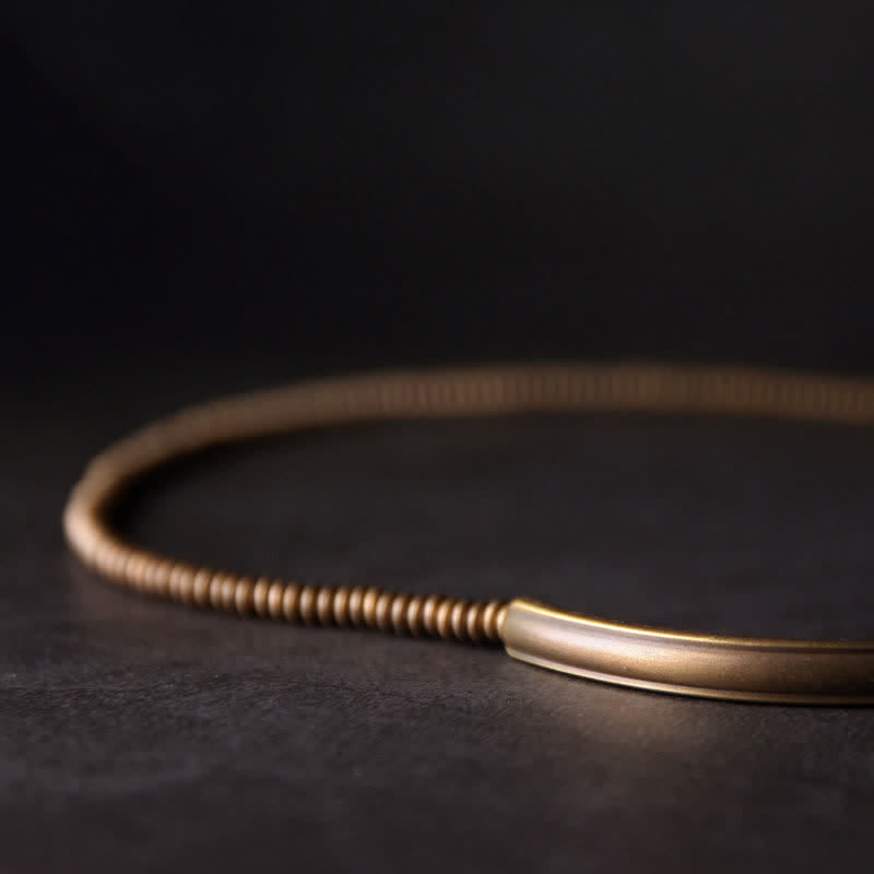 Bracelet en cuivre et Pierres de Lave