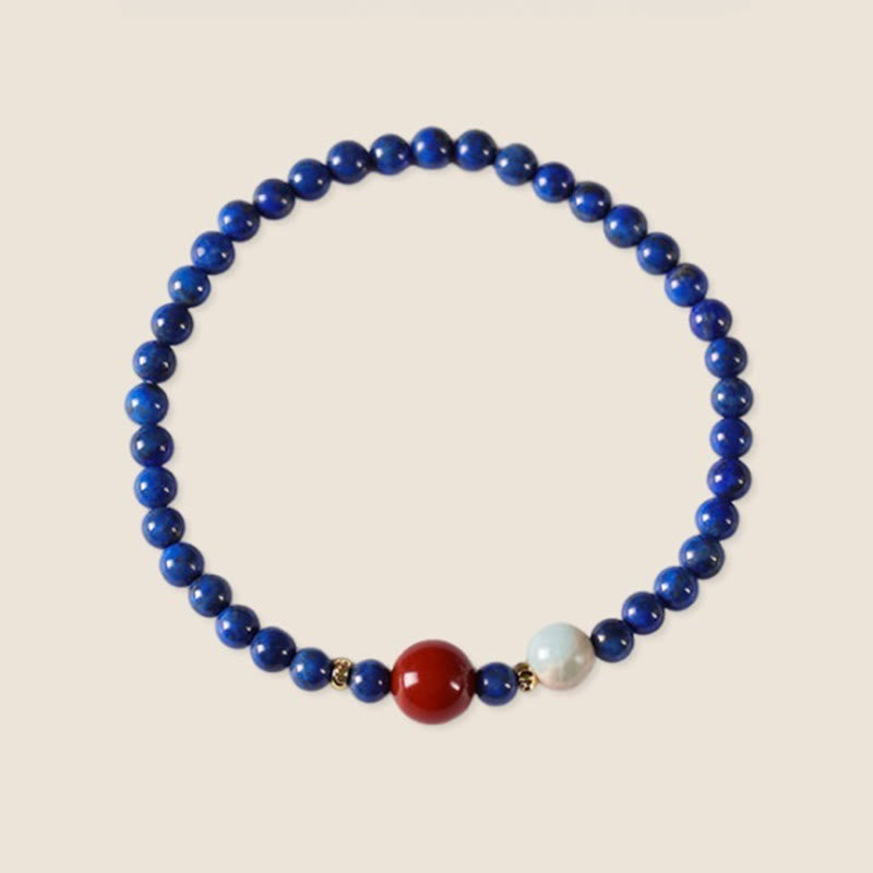 Bracelet Équilibre en Lazurite Naturelle 4 mm (Méditation & Pleine Conscience)