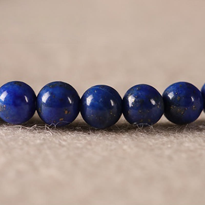 Bracelet Équilibre en Lazurite Naturelle 4 mm (Méditation & Pleine Conscience)