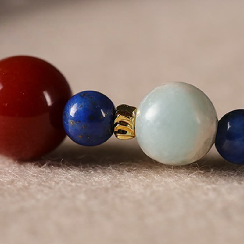 Bracelet Équilibre en Lazurite Naturelle 4 mm (Méditation & Pleine Conscience)