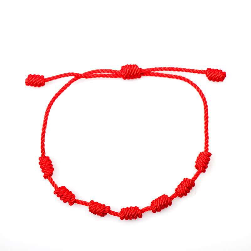 Coffret de 4 Bracelets de Protection Mauvais Œil en Fil Rouge – Amulettes Symboliques Ajustables