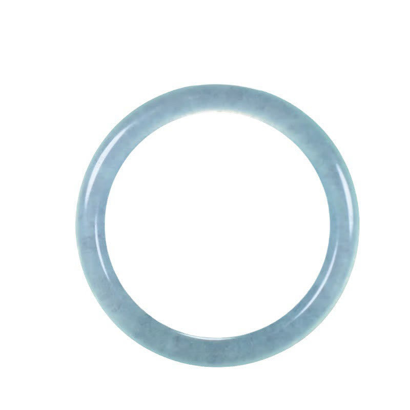 Bracelet Équilibre Émotionnel en Calcédoine Bleue Naturelle (Jonc)