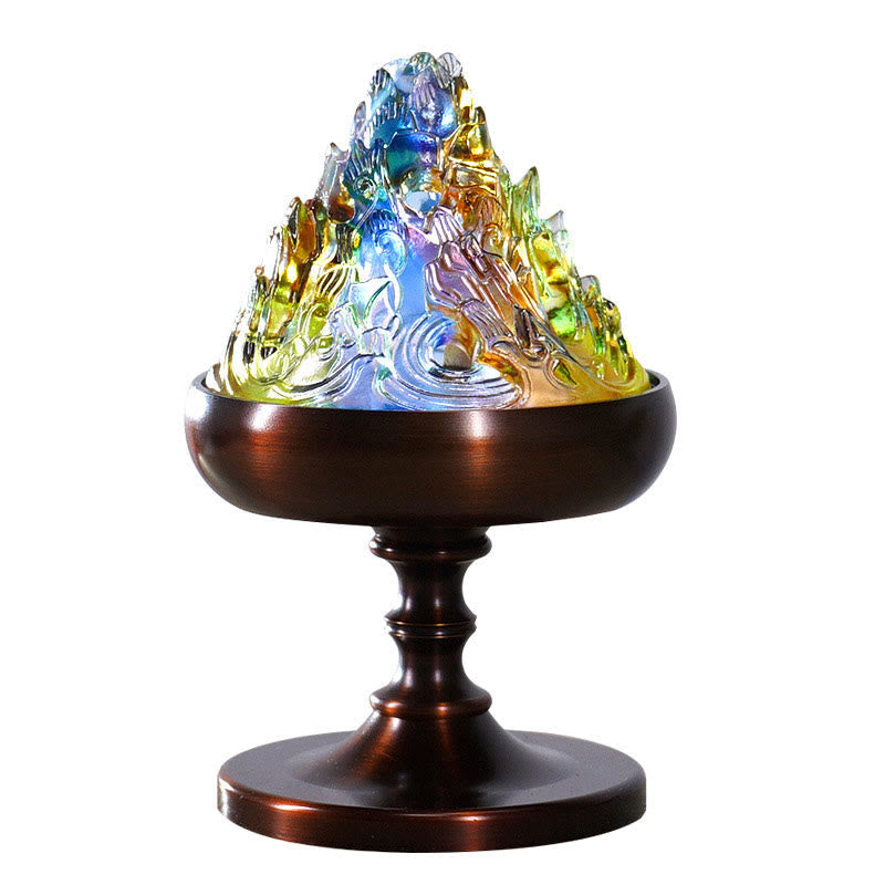 Brûleur d’Encens Montagne Cristal Liuli – Méditation & Énergie Apaisante