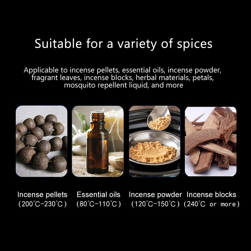 Brûleur d’Encens Électrique Zisha avec Veilleuse – Argile Traditionnelle