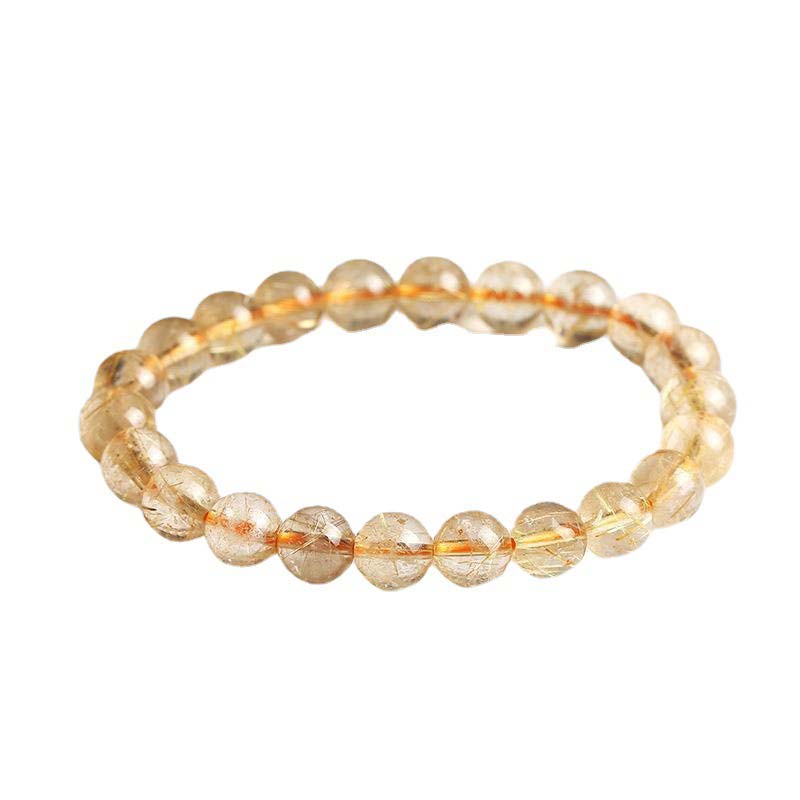Bracelet en Citrine Naturelle 10 mm