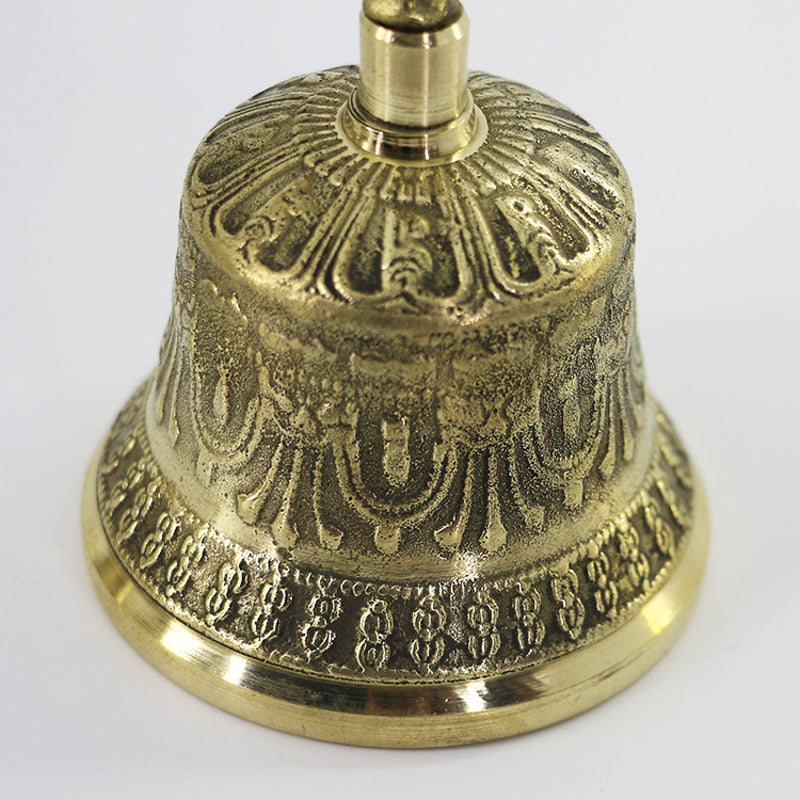 Petit Ensemble Cloche de Méditation et Vajra Dorje en Cuivre