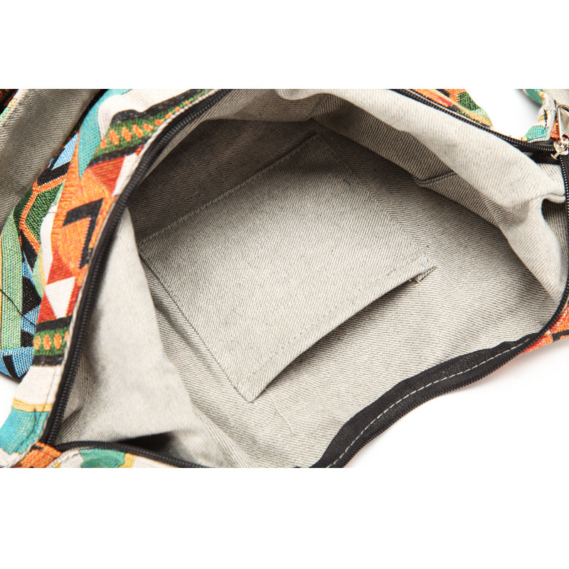 Sac à bandoulière femme grande capacité – Polyester – 50 cm