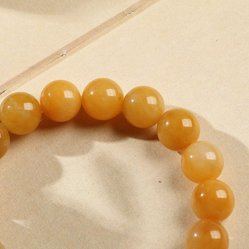 Bracelet Pixiu Richesse en Jade Soie Dorée Naturel 10 mm | Abondance & Protection Symbolique