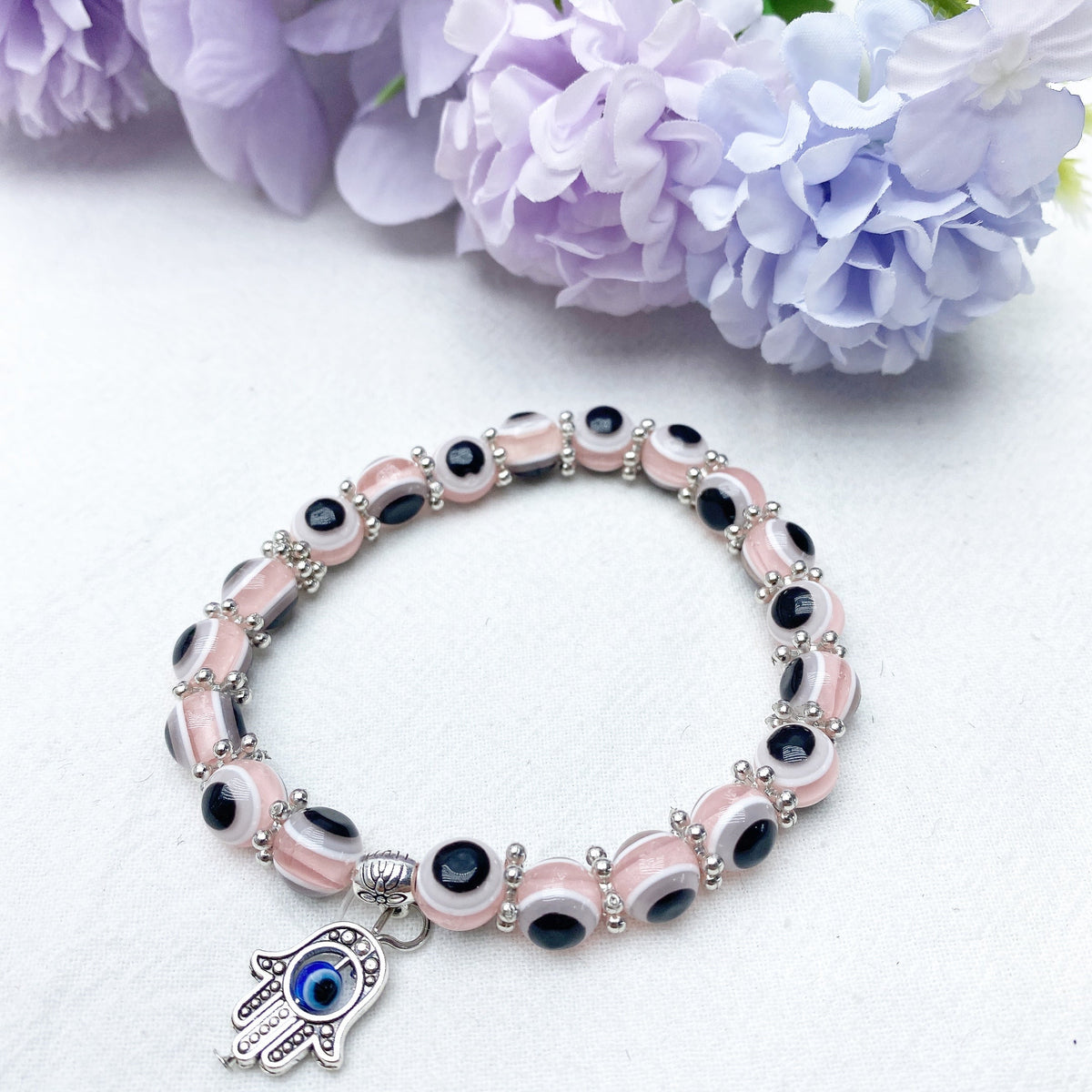 Bracelet Œil Protecteur Cristal 8-10mm