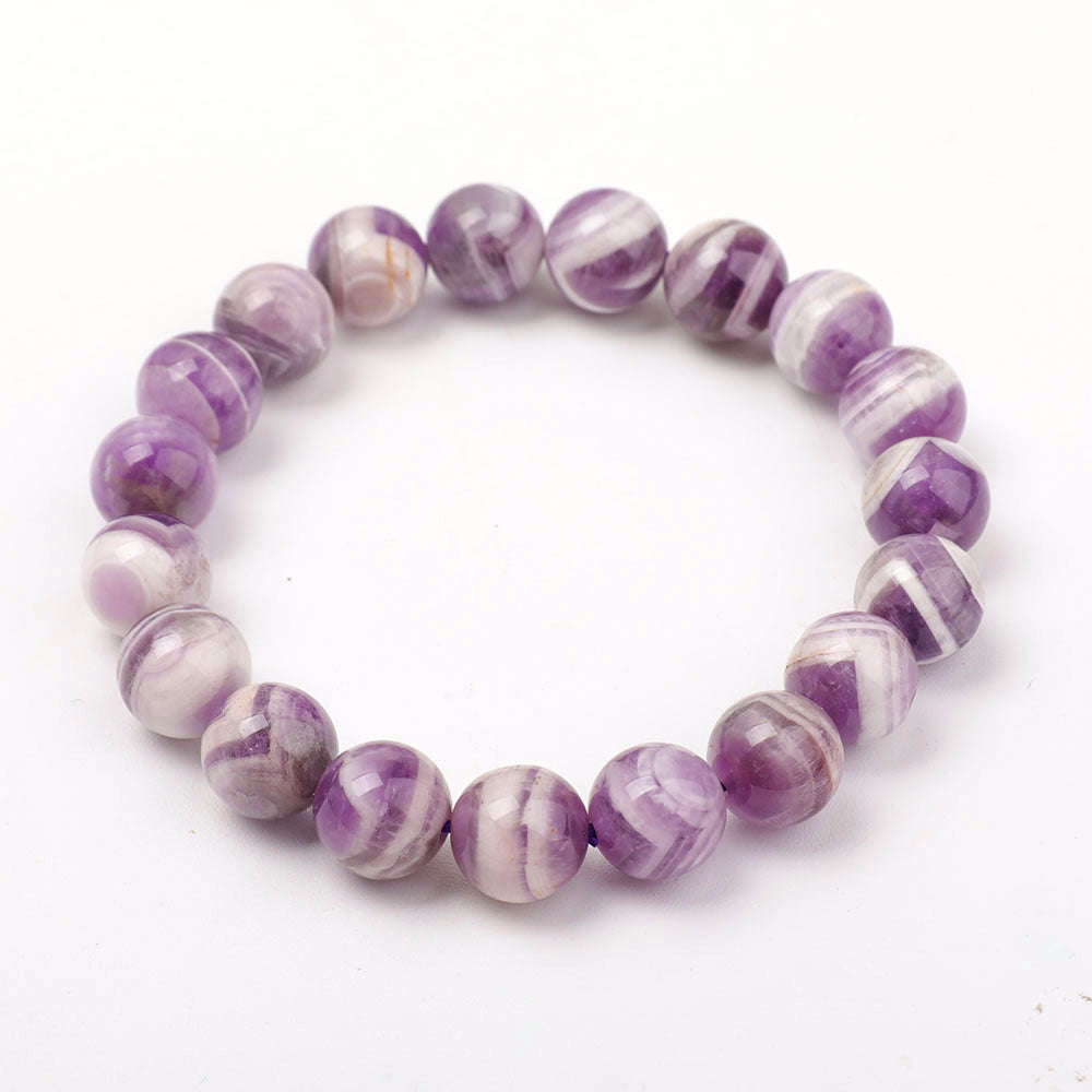 Bracelet Rêve d’Améthyste Naturelle – Méditation & Sérénité – Perles 8, 10 ou 12 mm