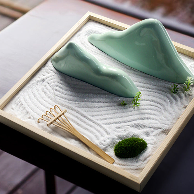 Décoration Jardin Zen en Céramique | Rochers Décoratifs pour Méditation