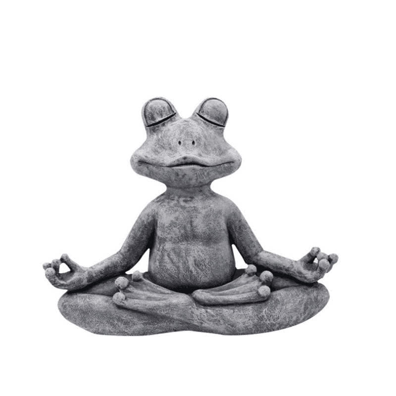 Zen Chien Chat Grenouille Méditant