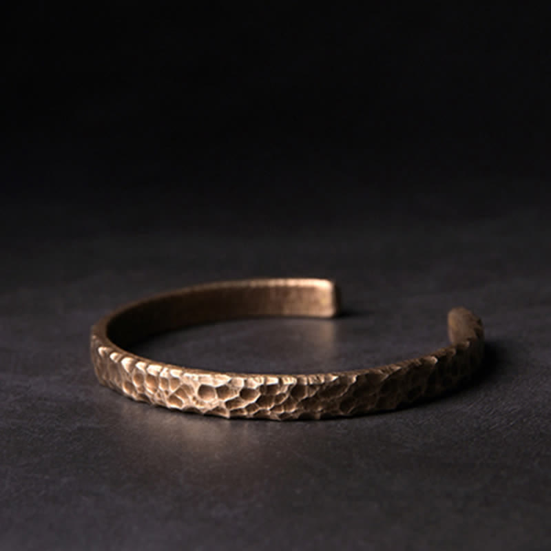 Bracelet Spirituel Équilibre en Pierre de Lave 8 mm & Cuivre