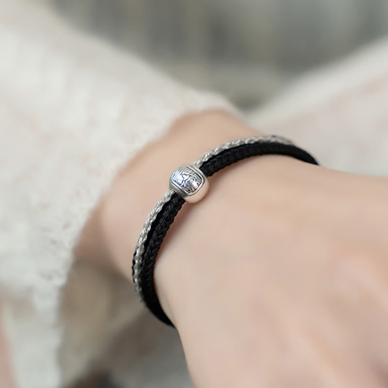 Bracelet Tibétain Zakiram Argent 925 – 8 mm