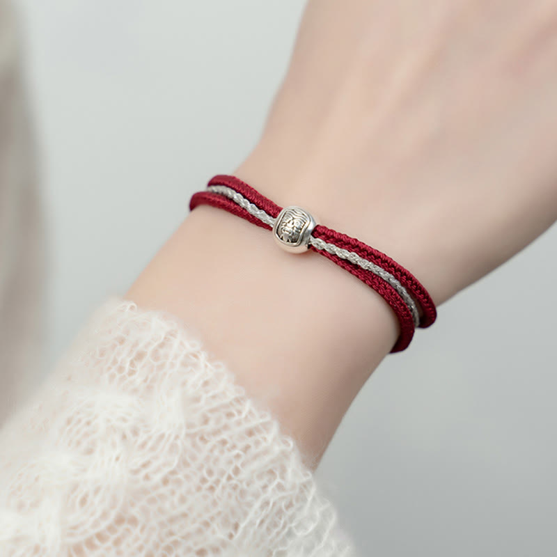 Bracelet Tibétain Zakiram Argent 925 – 8 mm