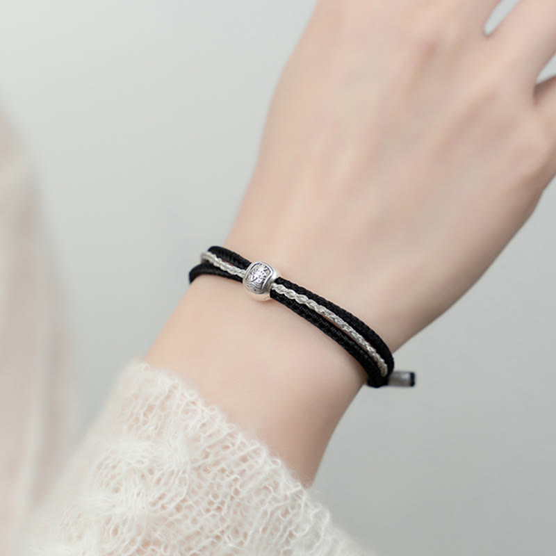 Bracelet Tibétain Zakiram Argent 925 – 8 mm