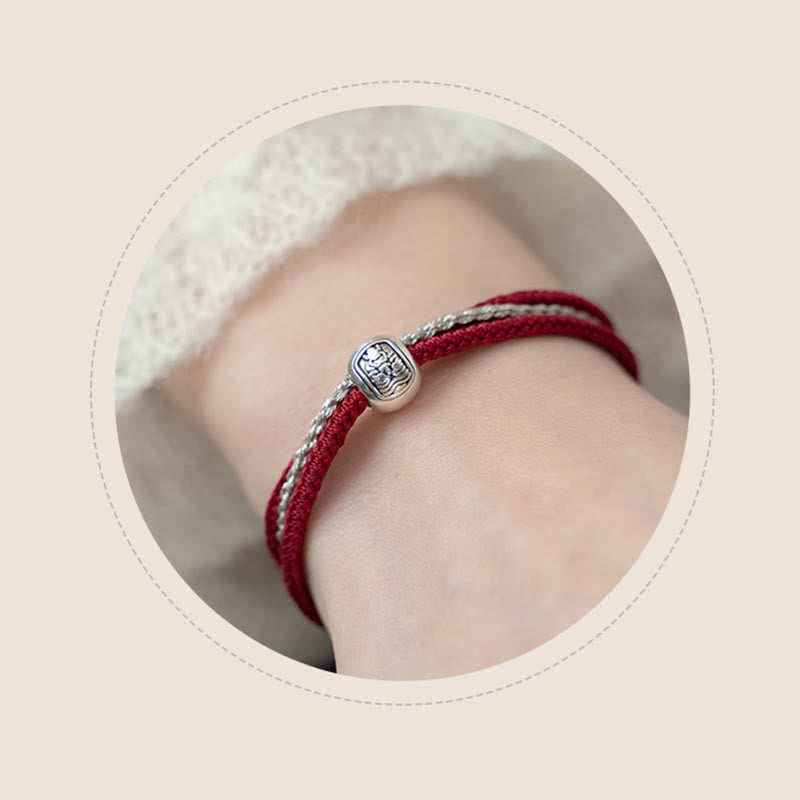 Bracelet Tibétain Zakiram Argent 925 – 8 mm