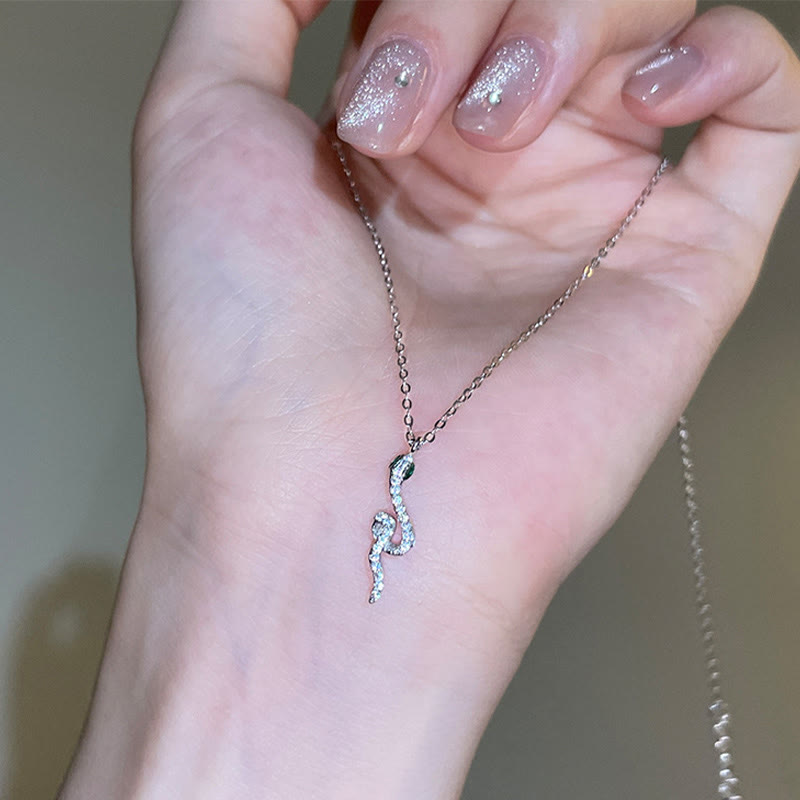 Collier Serpent en Argent Sterling 925 | Zodiaque Chinois