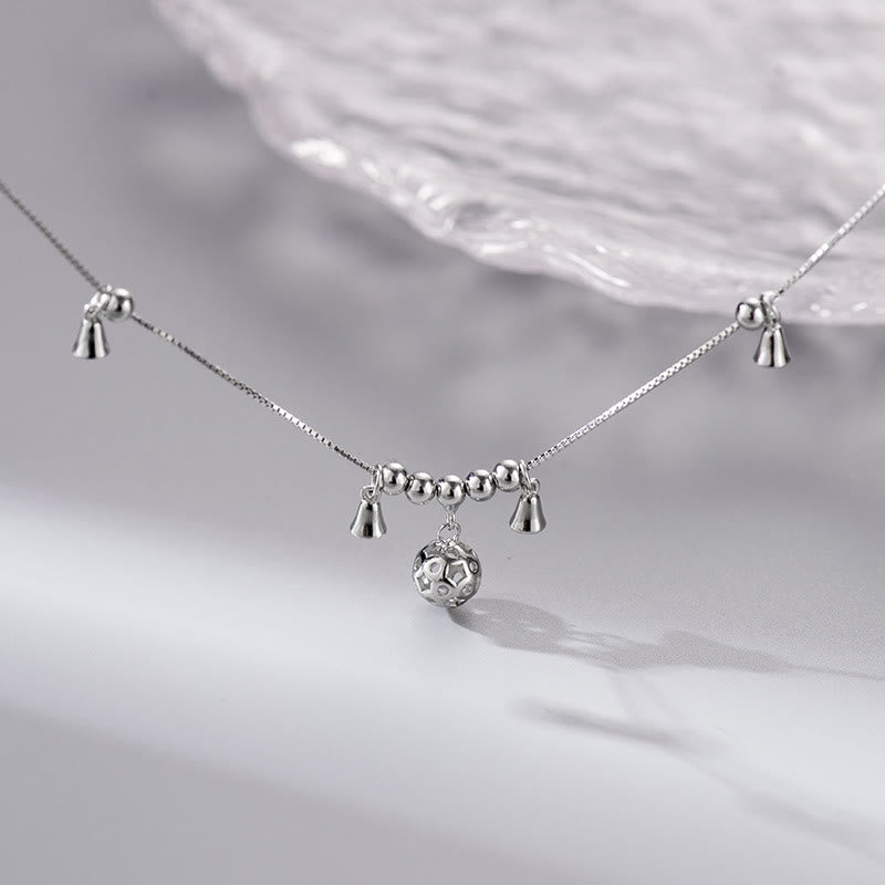 Bracelet de Cheville Clochette de Protection en Argent Sterling 925 – Bijou Spirituel Unisexe