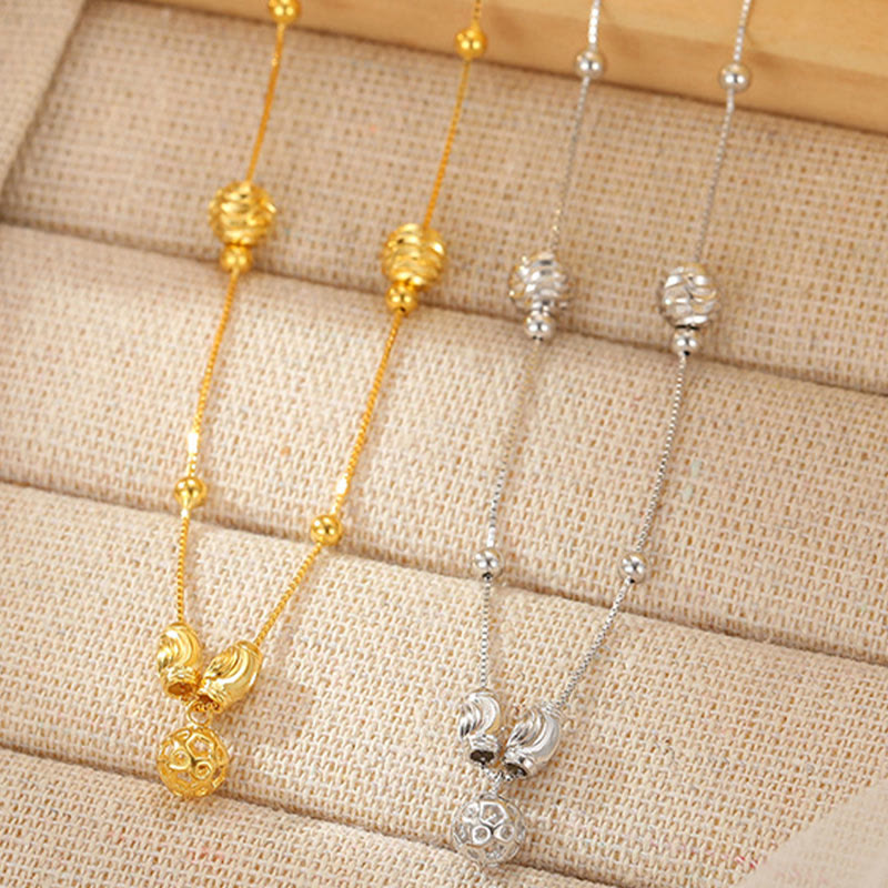 Chevillière Perles Argent 925 6 mm