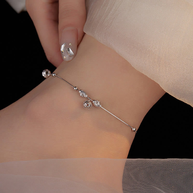 Chevillière Perles Argent 925 6 mm