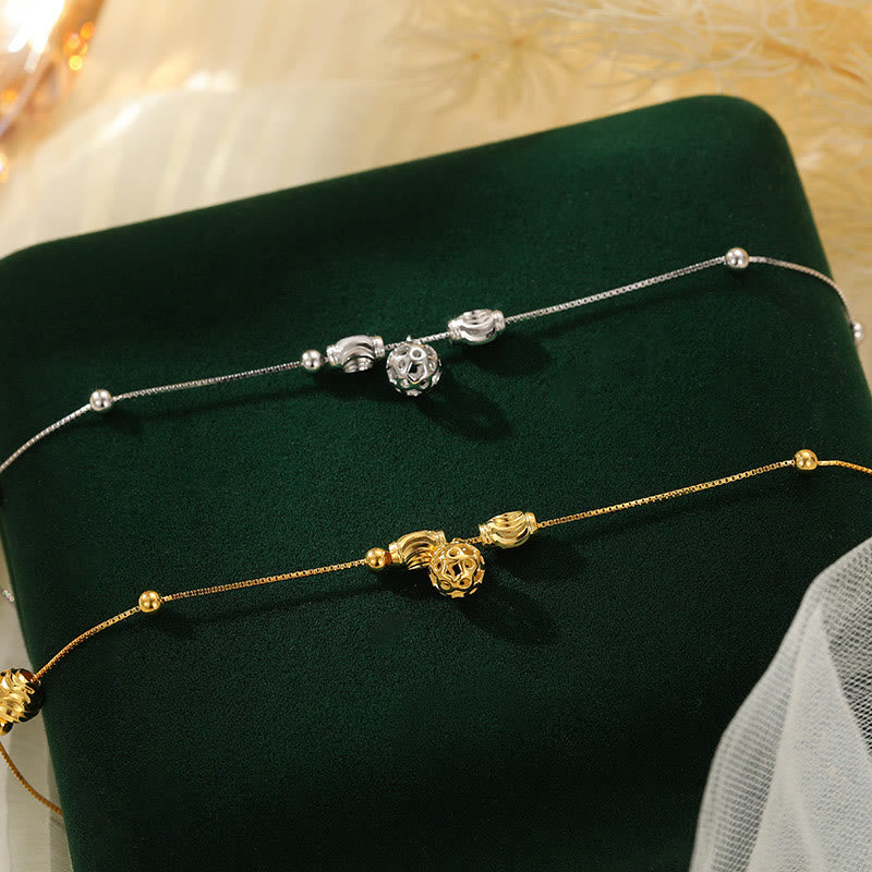 Chevillière Perles Argent 925 6 mm