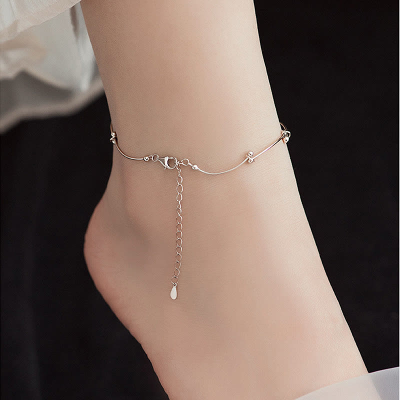 Chevillière Argent 925 Motif Vague