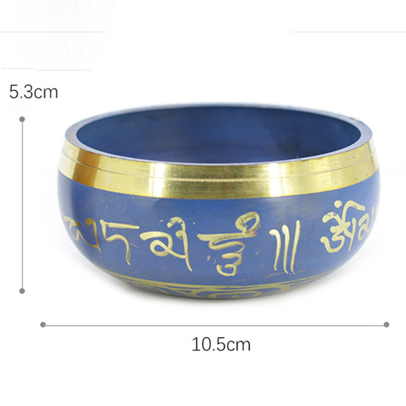 Bol Chantant Tibétain en Cuivre pour Méditation et Relaxation | 9,5 cm