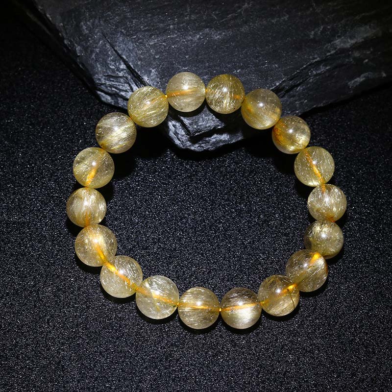 Bracelet en Citrine Naturelle 10 mm
