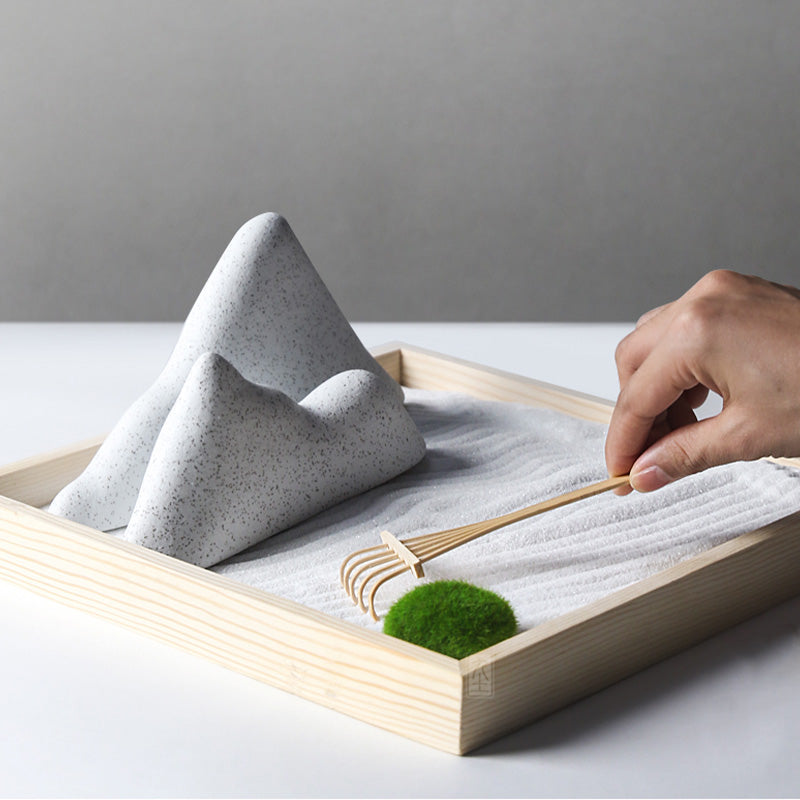Décoration Jardin Zen en Céramique | Rochers Décoratifs pour Méditation