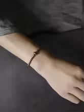 Bracelet cuivre oxydé fait main – Style punk/rock, mixte et stretch
