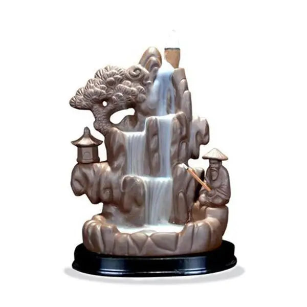 Brûleur d’Encens Cascade Bouddha Paysage Zen
