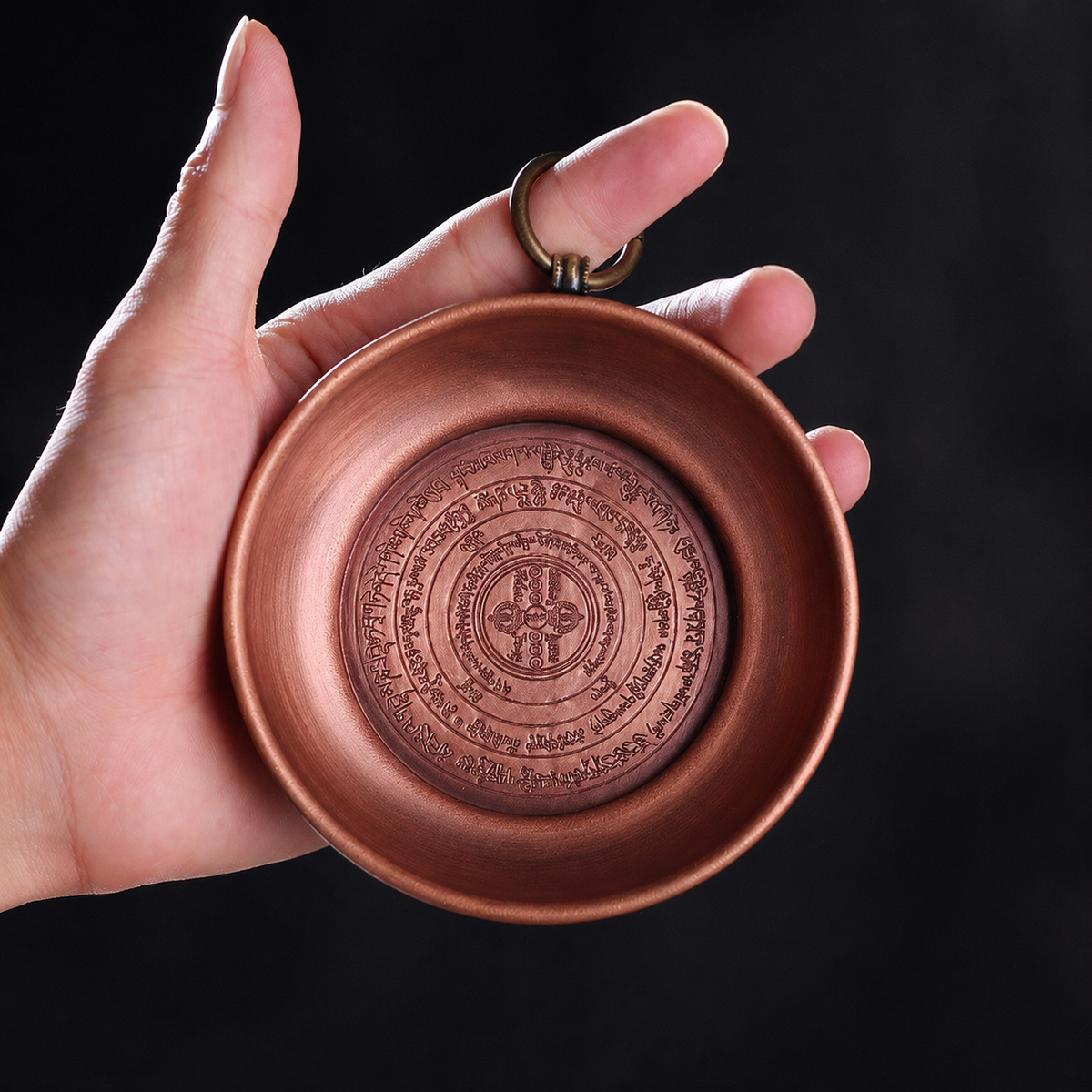 Petit Autel de Prière en Cuivre | Accessoire pour Espace Sacré et Rituels
